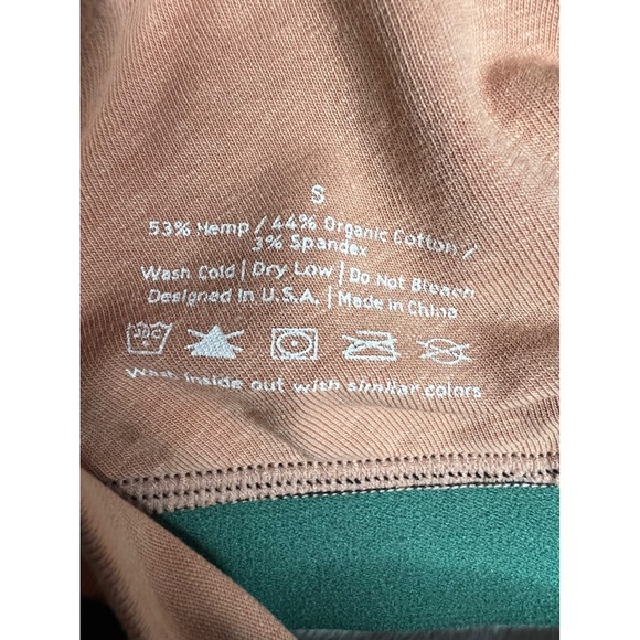 WAMA Underwear Hemp Organic Cotton Triangle Bralette Tan Black Small Convertible - Picture 3 of 8